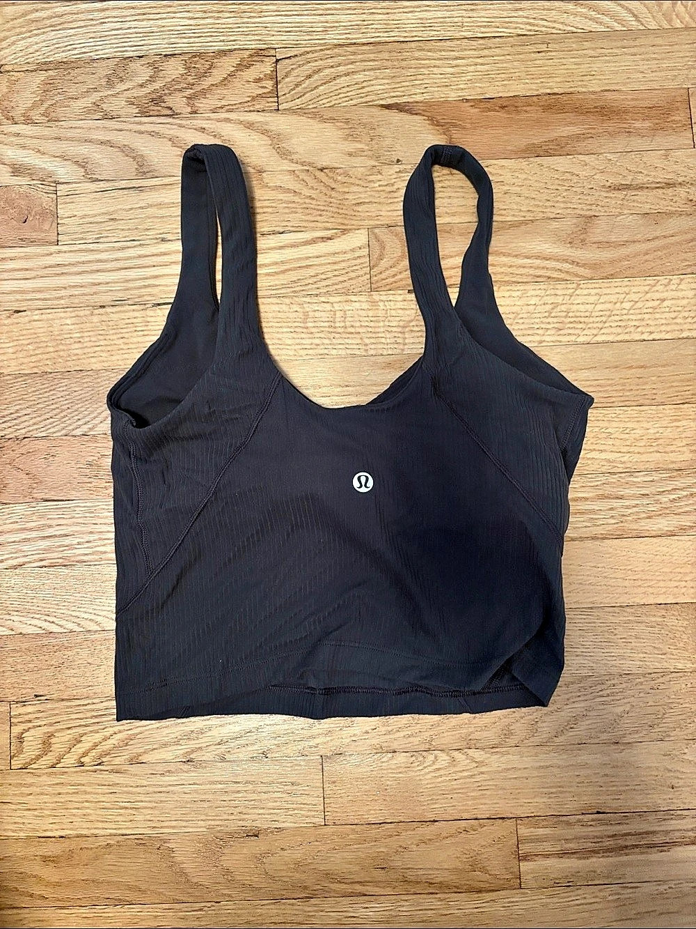 lululemon Align Grey Ribbed Tank Top